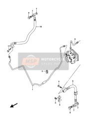 Manguera de freno trasero (UH125A P53)